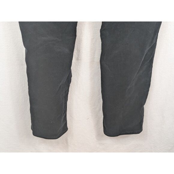 J. Crew Full Length Straight Corduroy Pants Black Women's Size 29 - Picture 11 of 14